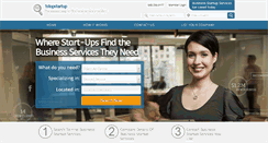 Desktop Screenshot of 1stopstartup.com